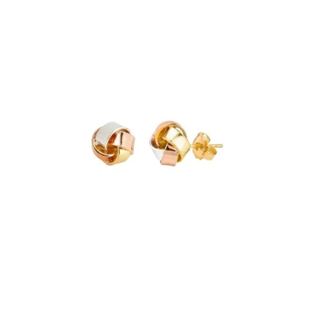 Pendientes Vidal&Vidal Nudo Baño Tricolor G3187B