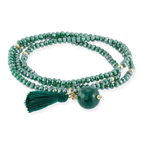 Pulsera Marina García Zen Verde y Piedra Natural Verde 90865UA