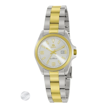 Reloj Marea Mujer Acero Inoxidable Bicolor Analógico B36184/3