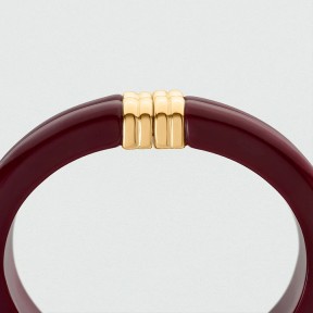 Pulsera Esclava Agatha Paris Royal Baño Oro y Acetato... 2