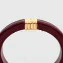 Pulsera Esclava Agatha Paris Royal Baño Oro y Acetato Burdeos 02470350-473-TU