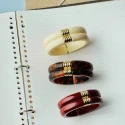 Pulsera Esclava Agatha Paris Royal Baño Oro y Acetato Burdeos 02470350-473-TU