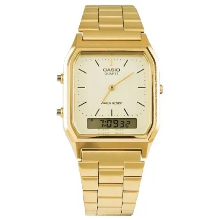 Reloj Casio Edgy Collection Dorado Analóico y Digital Unisex AQ-230GA-9DMQYES
