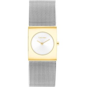 Reloj Calvin Klein Pulse Plateado y Dorado Anlógico Mujer...