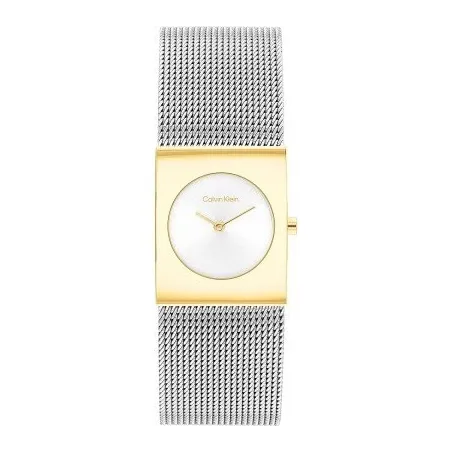 Reloj Calvin Klein Pulse Plateado y Dorado Anlógico Mujer 25100139