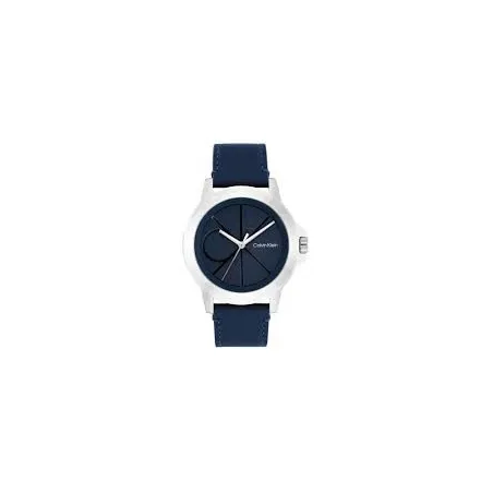 Reloj Calvin Klein Reset Azul y Plateado Hombre Analógico 25200526