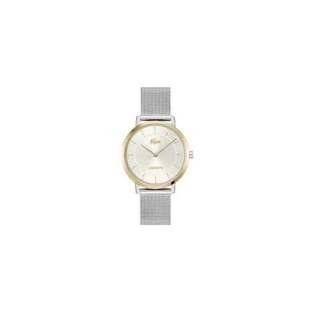 Reloj Lacoste Crocorigin Plateado y Dorado Analógico Mujer 2001472