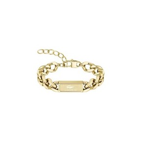 Pulsera Lacoste Backhand Acero Inoxidable Dorado Hombre...
