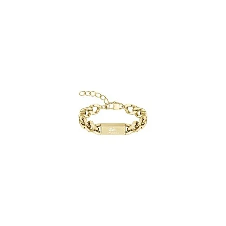 Pulsera Lacoste Backhand Acero Inoxidable Dorado Hombre 2040440