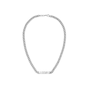 Collar Lacoste Script Acero Inoxidable Hombre 2040474