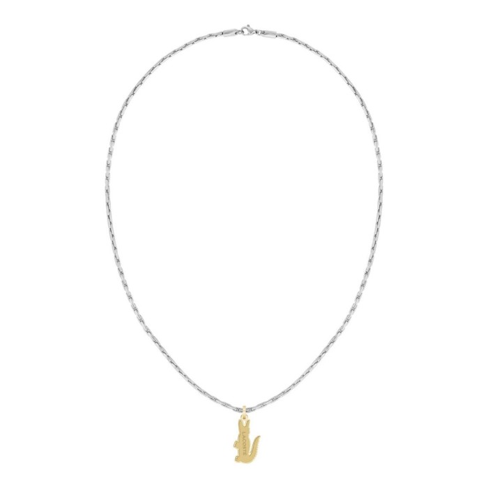 Collar Lacoste Arthor Acero Inoxidable Bicolor...