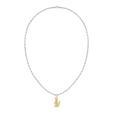 Collar Lacoste Arthor Acero Inoxidable Bicolor Hombre 2040551