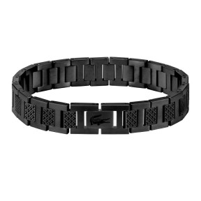 Pulsera Lacoste Metropole Acero Negr Hombre 2040119