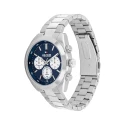 Reloj Tommy Hilfiger Hudson Plateado y Azul Multifunción Hombre 1710722