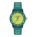 Reloj Aston Martin Fórmula 1 Verde y Amarillo Analógico Hombre MTFK1F501