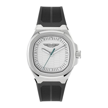Reloj Aston Martin Plateado y Verde Analógico Hombre MTIG1F502