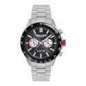 Reloj Aston Martin Plateado y Negro Cronógrafo Hombre MTIS1F501