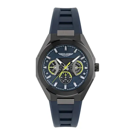 Reloj Aston Martin Fórmula 1 Azul y Negro Multifunción Hombre MTRI1F501