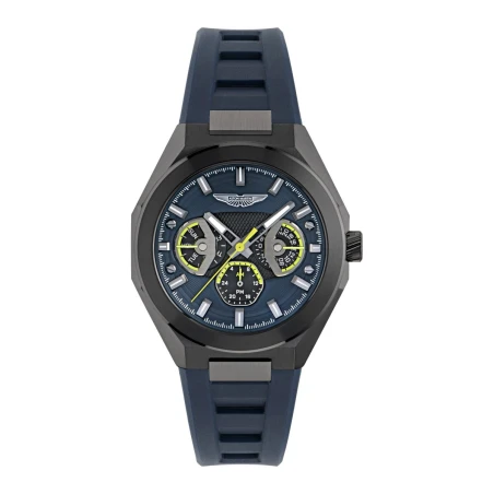 Reloj Aston Martin Fórmula 1 Azul y Negro Multifunción Hombre MTRI1F501
