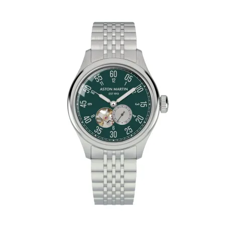Reloj Aston Martin Fórmula 1 Plateado y Verde Automático Hombre MTTS1F504