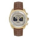 Reloj Aston Martin Timeless Dorado y Marrón Cronógrafo Hombre MTTS2F502