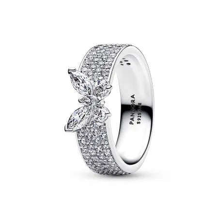 Anillo Pandora Mariposa Ancho Plata 194270C01