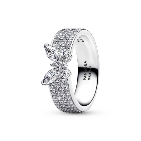 Anillo Pandora Mariposa Ancho Plata 194270C01
