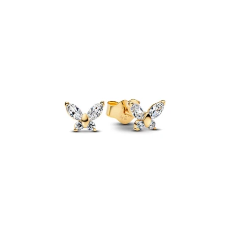 Pendientes Pandora Mariposa Baño Oro 264264C01