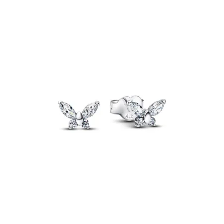 Pendientes Pandora Mariposa Plata 294263C01