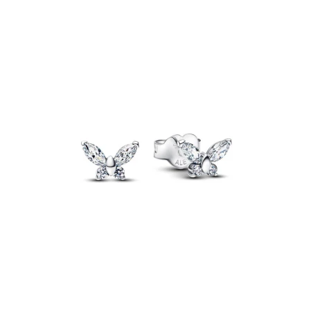 Pendientes Pandora Mariposa Plata 294263C01