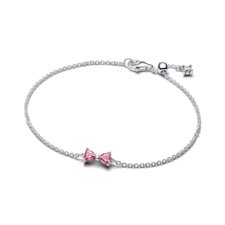 Pulsera Pandora Lazo Rosa Plata 594234C01