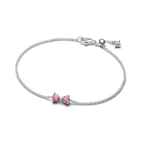 Pulsera Pandora Lazo Rosa Plata 594234C01
