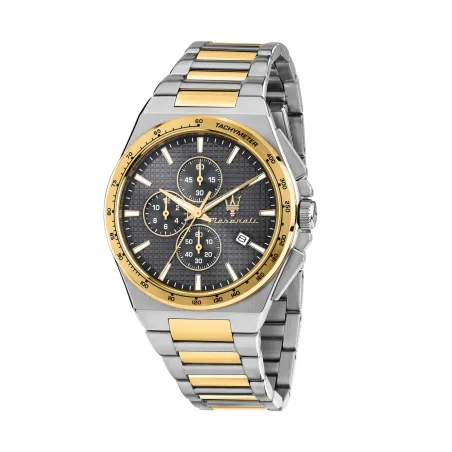 Reloj Maserati Velocitá Slip Plateado y Dorado Cronógrafo Hombre R8873653002