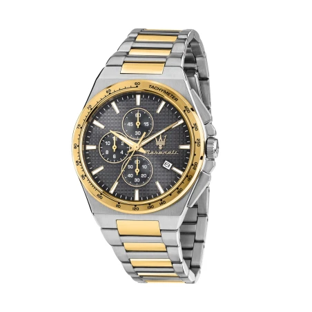 Reloj Maserati Velocitá Slip Plateado y Dorado Cronógrafo Hombre R8873653002