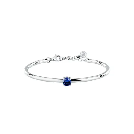 Pulsera Morellato Cerchi Acero y Circonita Azul Mujer SAKM96