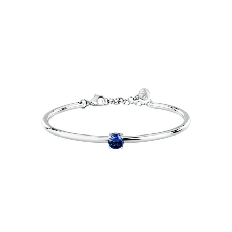 Pulsera Morellato Cerchi Acero y Circonita Azul Mujer SAKM96