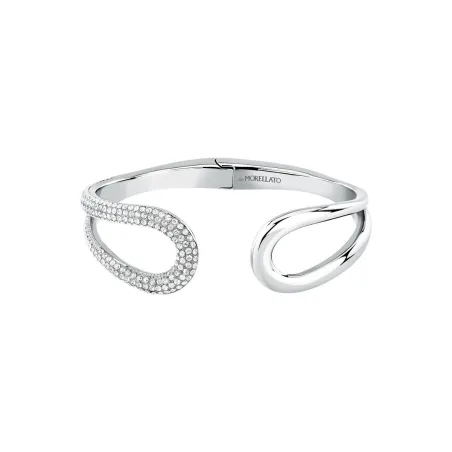 Pulsera Morellato Design Acero y Cristales Blancos SAYP26