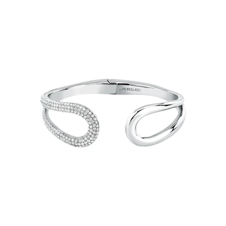Pulsera Morellato Design Acero y Cristales Blancos SAYP26