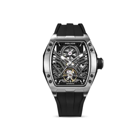 Reloj Police Tampa Plateado y Negro Multifunción Hombre PEWGR0082102