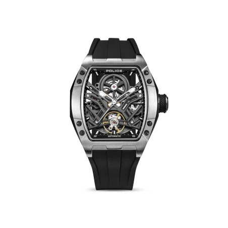 Reloj Police Tampa Plateado y Negro Multifunción Hombre PEWGR0082102