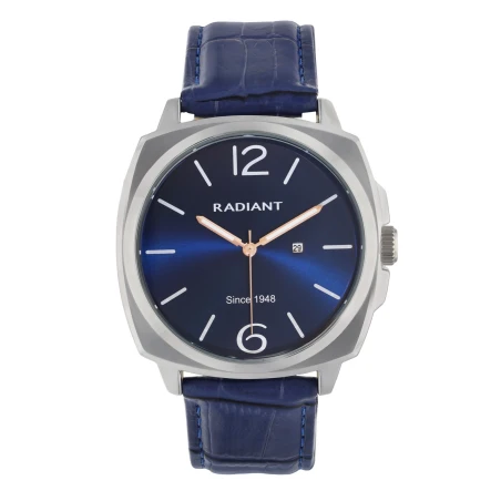 Reloj Radiant Paul Plateado y Azul Analógico RA678203
