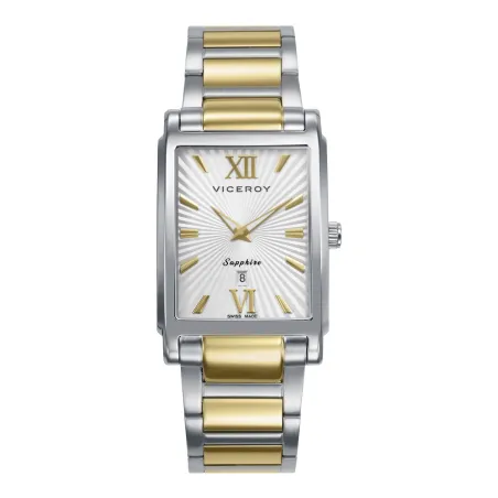 Reloj Viceroy Swiss Made Plateado y Dorado Hombre Analógico 45121-83
