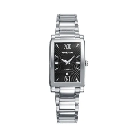 Reloj Viceroy Swiss Made Plateado y Negro Mujer Analógico 45120-53
