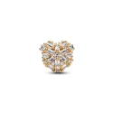 Charm Pandora Corazón Brillante Baño Oro 764240C01