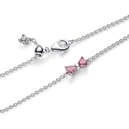 Pulsera Pandora Lazo Rosa Plata 594234C01