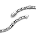 Pulsera pandora Cadena Cubana Corazón Plata 594226C01