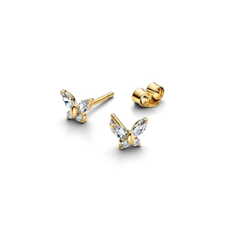 Pendientes Pandora Mariposa Baño Oro 264264C01