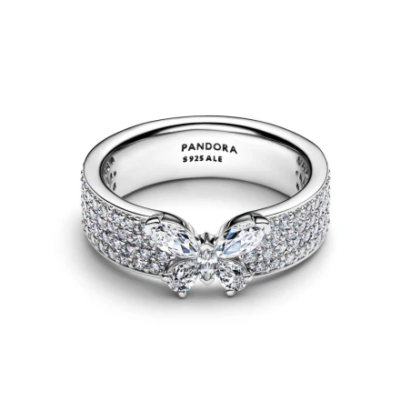 Anillo Pandora Mariposa Ancho Plata 194270C01