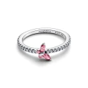 Anillo Pandora Mariposa Rosa Brillante 194269C02
