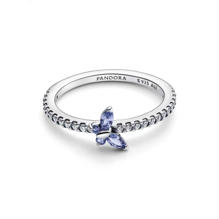 Anillo Pandora Mariposa Azul Brillante 194269C01